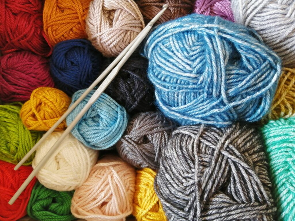 Yarn in different weights