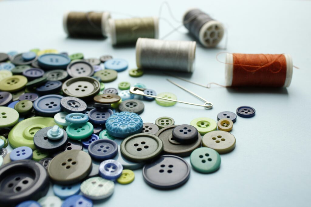 Buttons and thread
