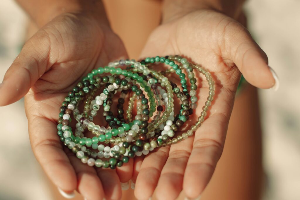 Handmade beaded bracelets